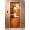 Дверь для сауны DoorWood (Дорвуд) 70x200 Фотопечать A032 правая, коробка ольха