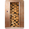 Дверь для сауны DoorWood (Дорвуд) 70x200 Фотопечать A046 правая, коробка ольха