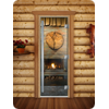 Дверь для сауны DoorWood (Дорвуд) 70x190 Престиж Фотопечать A038 левая