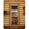 Дверь для сауны DoorWood (Дорвуд) 80x190 Престиж Фотопечать A024 левая