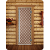 Дверь для сауны DoorWood (Дорвуд) 70x200 Престиж (с рисунком) Мираж правая (бронза матовая)