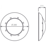          Idrania 11,5 , Aqua sphere Flat,  