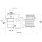 Насос с префильтром Hayward Max Flo SP1811HW161E2 (220V, 0,98kW, 1HP) PL Plus 81032