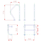      Flexinox TWO-PIECES 2-  AISI-316 2 