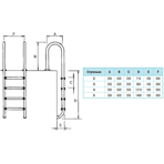     Idrania Standart 4 , Basic Wall, AISI-304