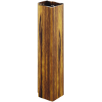  Дверь для турецкой бани DoorWood (Дорвуд) 70x190 АРТ Wood 92 бронза матовая, левая