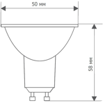    (LED) GU10 Camelion 5-GU10/830