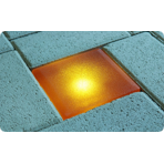    Beckstone Style 16x16x8 amber,  (0,5W/12V/DC)