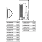    Sawo Tower TH6 80NS-WL-P